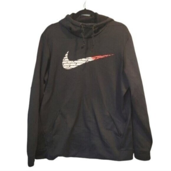 Nike | Men's Therma GFX 2.2 Pullover Hoodie Sweatshirt Black - Picture 1 of 7